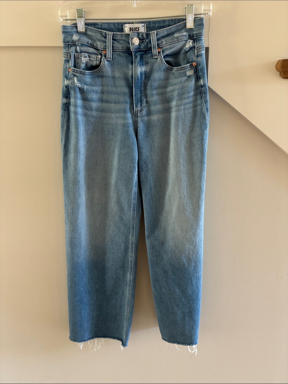 PAIGE Annessa high waist wide leg jeans
